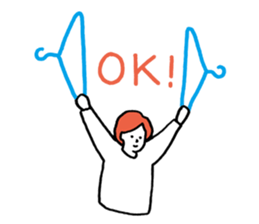 hangers and human sticker #11389985