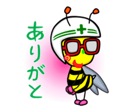 Bee and Devil sticker #11390119