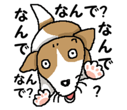 Jack dog 4 sticker #11390189