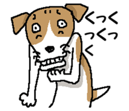 Jack dog 4 sticker #11390192
