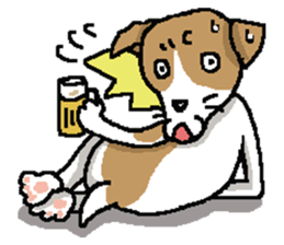 Jack dog 4 sticker #11390195