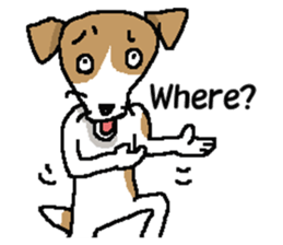 Jack dog 4 sticker #11390206