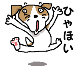 Jack dog 4 sticker #11390207