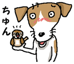 Jack dog 4 sticker #11390210