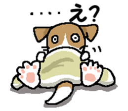 Jack dog 4 sticker #11390223