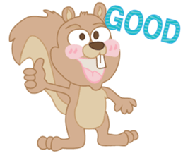 Mindy The Squirrel sticker #11390825