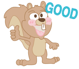 Mindy The Squirrel sticker #11390825
