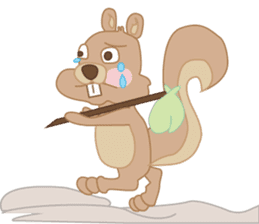 Mindy The Squirrel sticker #11390826