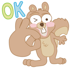 Mindy The Squirrel sticker #11390827