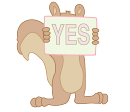 Mindy The Squirrel sticker #11390829