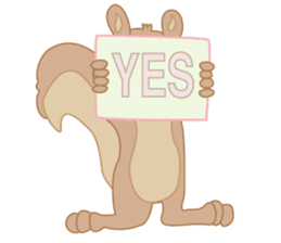 Mindy The Squirrel sticker #11390829