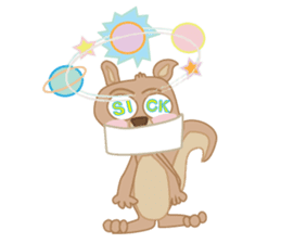 Mindy The Squirrel sticker #11390830