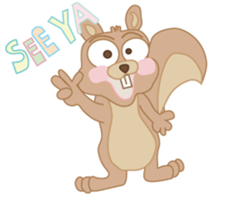 Mindy The Squirrel sticker #11390837