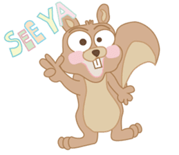 Mindy The Squirrel sticker #11390837