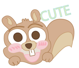 Mindy The Squirrel sticker #11390841