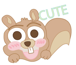 Mindy The Squirrel sticker #11390841