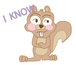 Mindy The Squirrel sticker #11390845