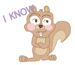 Mindy The Squirrel sticker #11390845
