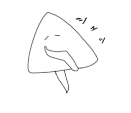 Goodbye Triangle, See you again Square sticker #11391200