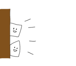 Goodbye Triangle, See you again Square sticker #11391209