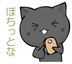 I answer from Mr. black cat. sticker #11391430