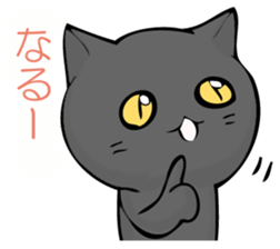 I answer from Mr. black cat. sticker #11391434