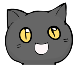 I answer from Mr. black cat. sticker #11391446