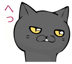 I answer from Mr. black cat. sticker #11391448