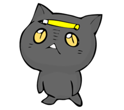 I answer from Mr. black cat. sticker #11391450