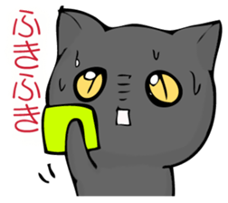 I answer from Mr. black cat. sticker #11391452