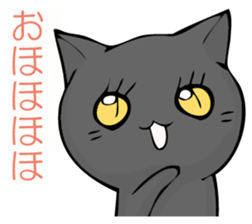 I answer from Mr. black cat. sticker #11391457