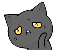 I answer from Mr. black cat. sticker #11391458