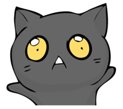 I answer from Mr. black cat. sticker #11391459