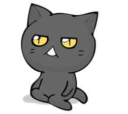 I answer from Mr. black cat. sticker #11391460