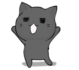 I answer from Mr. black cat. sticker #11391462