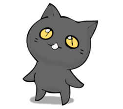 I answer from Mr. black cat. sticker #11391463