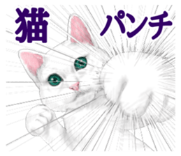 White kitty diary sticker #11391486