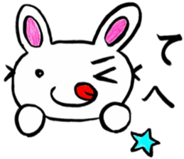 Enjoy a game rabbit sticker #11391617