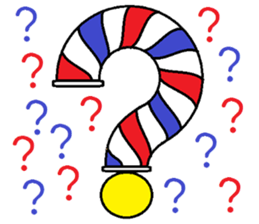 Barber's pole sticker #11391988