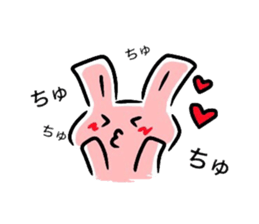 cat and rabbit (Various stamps) sticker #11392261