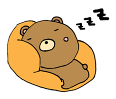 kuma no kumao sticker #11392868