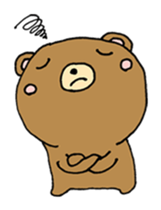 kuma no kumao sticker #11392869