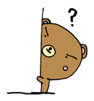 kuma no kumao sticker #11392871