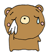 kuma no kumao sticker #11392872