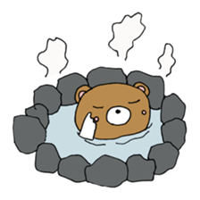 kuma no kumao sticker #11392882