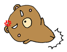 kuma no kumao sticker #11392890