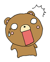 kuma no kumao sticker #11392891