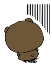 kuma no kumao sticker #11392895