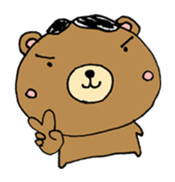 kuma no kumao sticker #11392897