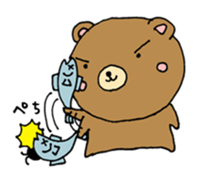 kuma no kumao sticker #11392900